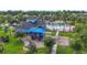 Aerial view of a community playground and pool area at 11325 78Th E St, Parrish, FL 34219