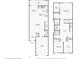 Detailed floor plan showcasing the layout of this charming two-story home at 11916 Castine St, New Port Richey, FL 34654