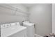 This laundry room is equipped with full-size washer and dryer at 12025 Greengate Dr, Hudson, FL 34669