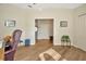 Bright and functional office space with hardwood floors and ample natural light at 26616 Whirlaway Ter, Wesley Chapel, FL 33544