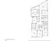 Second floor layout featuring bedrooms, bathrooms, closets, and open space for functional living at 2711 W Trilby Ave, Tampa, FL 33611