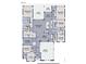 Detailed floor plan showcasing the layout of the rooms, including the lanai, kitchen, and owner's suite at 2839 Cordoba Ranch Blvd, Lutz, FL 33559