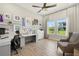 This office boasts natural light, wood floors, and custom wall decorations at 2839 Cordoba Ranch Blvd, Lutz, FL 33559
