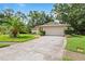 Charming single-story home featuring a well-manicured lawn and a two-car garage at 2875 Lomond Dr, Palm Harbor, FL 34684