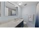 Bathroom with granite countertops, modern sink and a clean design at 4252 Floramar Ter, New Port Richey, FL 34652