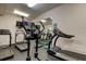 The gym features treadmills, ellipticals, and mirrored walls, great for staying active while at the community at 6600 Sunset Way # 118, St Pete Beach, FL 33706