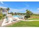 Resort-style amenities include a pool, jacuzzi, and lounging area near the beach at 6600 Sunset Way # 118, St Pete Beach, FL 33706