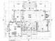 Detailed first floor plan showing layout of living spaces, kitchen, garage and outdoor lanai at 7849 Marsh Pointe Dr, Tampa, FL 33635