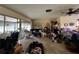 Open living room with views to other rooms and attached, enclosed patio at 1106 Trellis Ave, Spring Hill, FL 34606