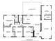 Detailed floor plan showcasing the layout with bedrooms, bathrooms, kitchen, and living spaces at 1445 Coburn Dr, Tarpon Springs, FL 34689
