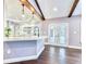 Beautiful kitchen with a large island, modern pendant lighting, and an open layout at 1592 Cumberland E Ct, Palm Harbor, FL 34683