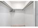 Shot of the bare interior of an empty walk-in closet at 1710 Townsend St, Clearwater, FL 33755
