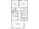 Floor plan showing layout of bedrooms and bathrooms at 2155 Cerulean Sky Dr, Lutz, FL 33558