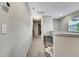 Second story hallway with carpeting and neutral paint at 2155 Cerulean Sky Dr, Lutz, FL 33558
