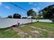 Fenced backyard with grass, utility elements, and landscaping opportunities at 2334 14Th N Ave, St Petersburg, FL 33713