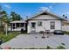 Backyard with a cement patio, partial view of the house, and a fenced in porch at 2334 14Th N Ave, St Petersburg, FL 33713