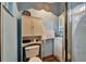 Compact bathroom with a vanity, toilet, and a glass-enclosed shower at 2334 14Th N Ave, St Petersburg, FL 33713