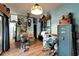 Eclectic game room with vintage decor, a ceiling fan, and ample natural light at 2334 14Th N Ave, St Petersburg, FL 33713