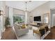 Bright living room with hardwood floors, large windows and neutral color scheme at 2772 Golf Lake Dr # 03, Plant City, FL 33566