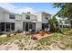 Backyard features a patio with grill and outdoor furniture, perfect for entertaining at 3350 Fox Hunt Dr, Palm Harbor, FL 34683