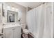 Traditional bathroom featuring standard white sink, toilet, and tub/shower at 3350 Fox Hunt Dr, Palm Harbor, FL 34683