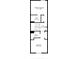 Detailed floor plan of the home's second level, showing the dimensions and placement of rooms at 3350 Fox Hunt Dr, Palm Harbor, FL 34683