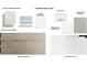 Interior selections including kitchen cabinets, countertops, backsplash, and tile flooring materials at 4483 Southern Valley Loop, Brooksville, FL 34601