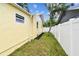 A view of the side yard featuring a privacy fence at 508 38Th N Ave, St Petersburg, FL 33704