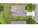 Aerial view of a home showcasing its roof, fenced-in backyard, and proximity to neighboring houses at 5830 100Th E Ave, Parrish, FL 34219