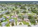 A sprawling neighborhood with lush greenery, featuring single-story homes, mature trees, and well-manicured lawns at 5934 51St N Ave, Kenneth City, FL 33709