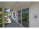 Patio with views of a meticulously maintained backyard and access to a scenic waterfront at 6108 Oak Ridge Ave, New Port Richey, FL 34653