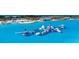 A view of an Aqua Park in a clear blue lagoon with white sandy beaches at 10282 Echo Dock Loop, San Antonio, FL 33576