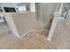 Carpeted staircase with a gray accent wall, leading to the upper level of the home at 10399 Boyette Brook St, Riverview, FL 33569