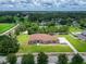 Expansive single-story home with a large, green lawn and a long driveway in a tranquil, countryside setting at 13102 Done Groven Dr, Dover, FL 33527