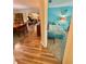 Cozy living space showing bedroom, living room and dining area at 1814 Driftwood S Cir, Oldsmar, FL 34677