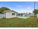Backyard with pool and green lawn at 1848 68Th N Ave, St Petersburg, FL 33702