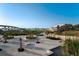 Picturesque park view featuring palm trees, a bridge, and the Clearwater skyline at 1951 Edgewater Dr, Clearwater, FL 33755