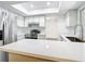 Kitchen with quartz countertops and stainless steel appliances at 20352 Astoria Ave, Port Charlotte, FL 33952