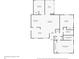 Layout of the home showing bedrooms, bathrooms, kitchen, living spaces, and dimensions for each room at 2837 Woodcrest Dr, Sarasota, FL 34239