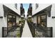 Charming townhouse patios feature stylish decor, providing a serene outdoor living space at 3005 1St N Ave, St Petersburg, FL 33713