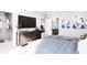 Bedroom featuring a large television, dresser, closet and decor for comfortable living at 3005 1St N Ave, St Petersburg, FL 33713