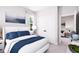 Bright bedroom with a comfortable bed, natural light and modern decor at 3005 1St N Ave, St Petersburg, FL 33713