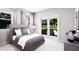 Tranquil bedroom featuring plush bedding, serene lighting, and a view of the outdoor scenery at 3005 1St N Ave, St Petersburg, FL 33713