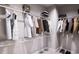Walk-in closet with shelving for clothing storage and accessories at 3005 1St N Ave, St Petersburg, FL 33713