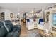 Cozy living area that flows seamlessly into the dining room and kitchen, perfect for entertaining at 3015 Florida Blvd, Bradenton, FL 34207