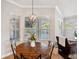 Cozy dining area with natural light and a view of the pool at 31646 Baymont Loop, Wesley Chapel, FL 33543