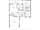 Detailed floor plan showcasing the layout of this charming home at 399 Walnut Ct, Palm Harbor, FL 34683