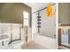 Unfinished bathroom featuring a tub and toilet with exposed framework at 4210 Huntington Ne St, St Petersburg, FL 33703