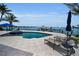 Beautiful waterfront property with a pool, spa, and dock at 4381 Poinsettia Dr, St Pete Beach, FL 33706