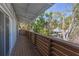 Inviting balcony with lush greenery provides a serene outdoor retreat at 6602 S Sherrill St, Tampa, FL 33616